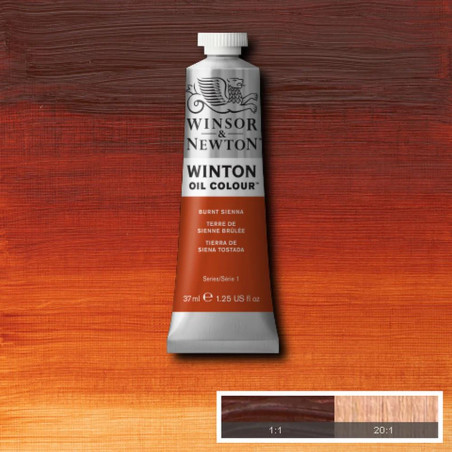 Winsor & Newton Oil 37ml- Burnt Sienna