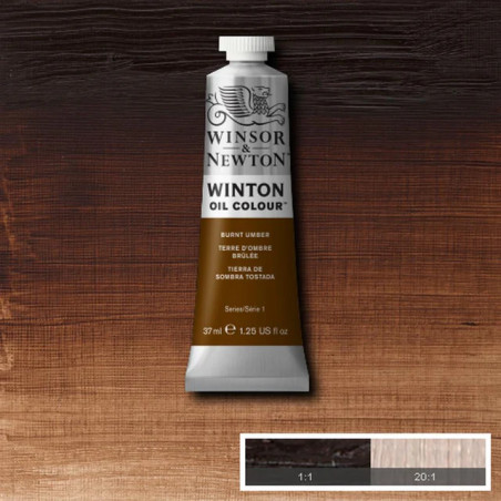 Winsor & Newton Oil 37ml- Burnt Umber
