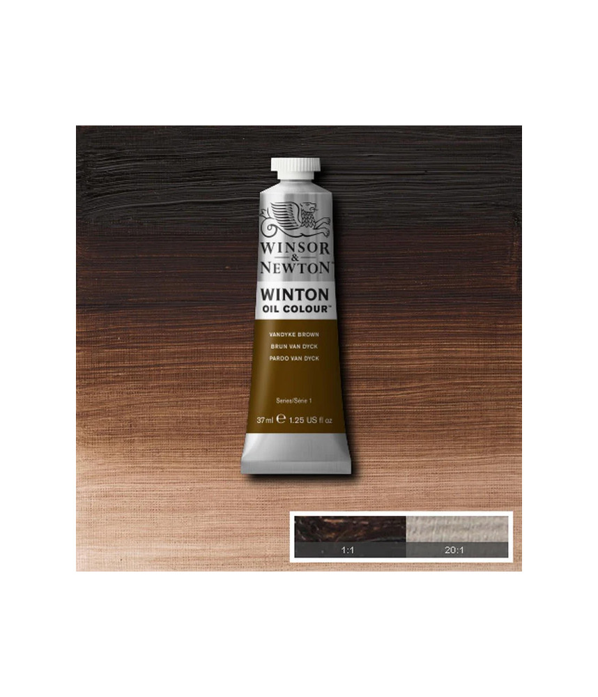 Winsor & Newton Oil 37ml- Vandyke Brown