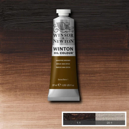 Winsor & Newton Oil 37ml- Vandyke Brown