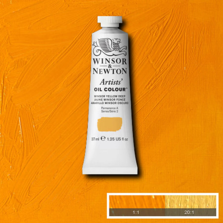Winsor & Newton Artists' Oil 37ml- Winsor Yellow Deep