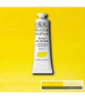 Winsor & Newton Artists' Oil 37ml- Winsor Lemon