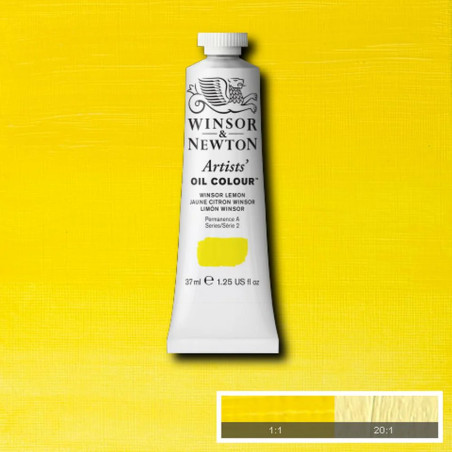 Winsor & Newton Artists' Oil 37ml- Winsor Lemon