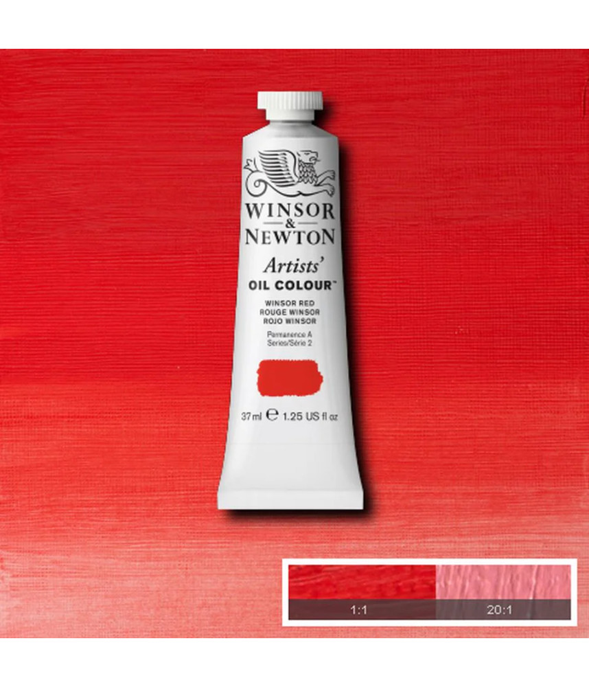 Winsor & Newton Artists' Oil 37ml- Winsor Red