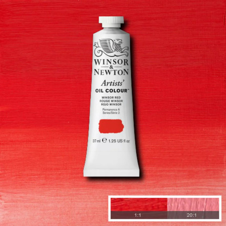 Winsor & Newton Artists' Oil 37ml- Winsor Red
