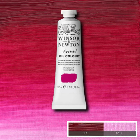 Winsor & Newton Artists' Oil 37ml- Quinacridone Magenta