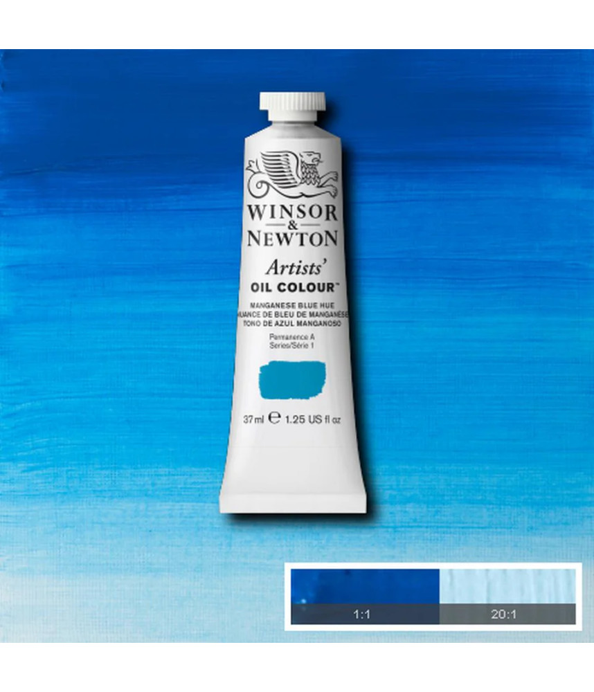 Winsor & Newton Artists' Oil 37ml- Manganese Blue Hue