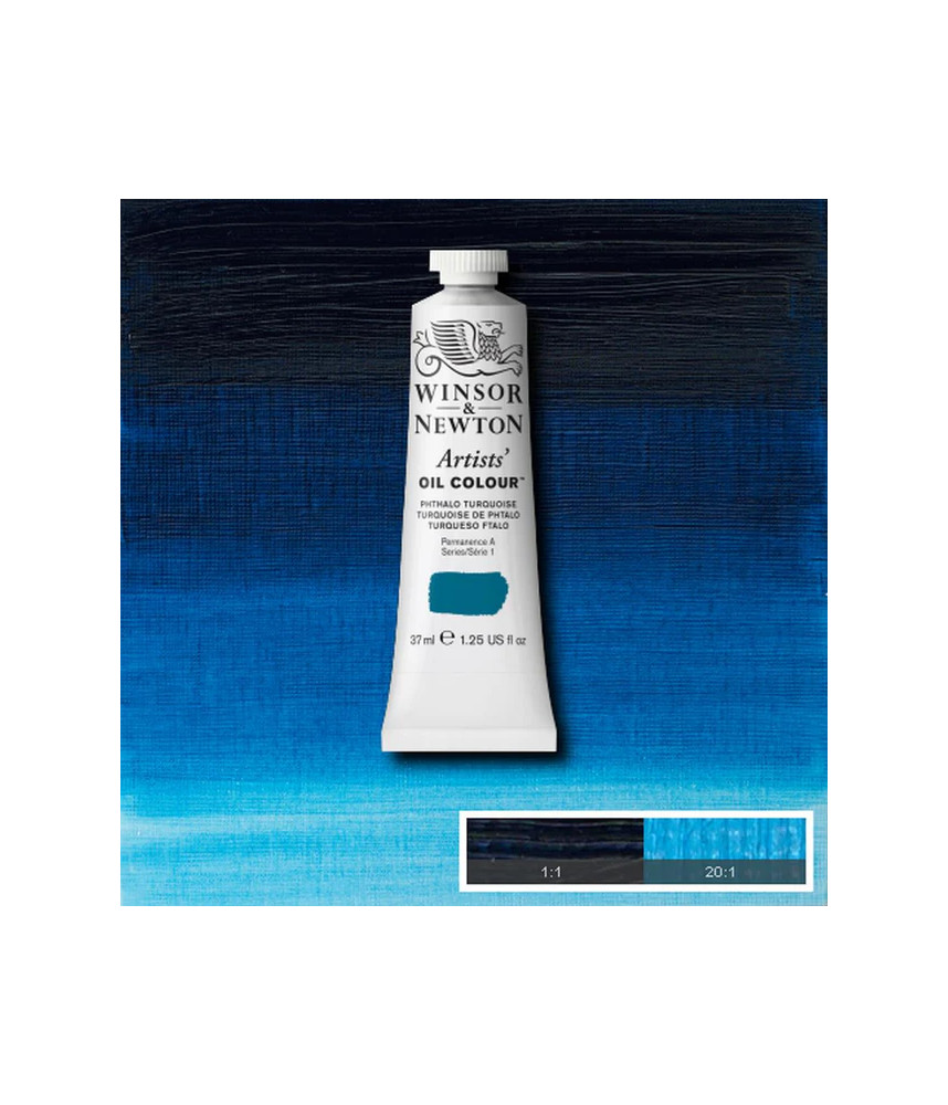 Winsor & Newton Artists' Oil 37ml- Phthalo Turquoise