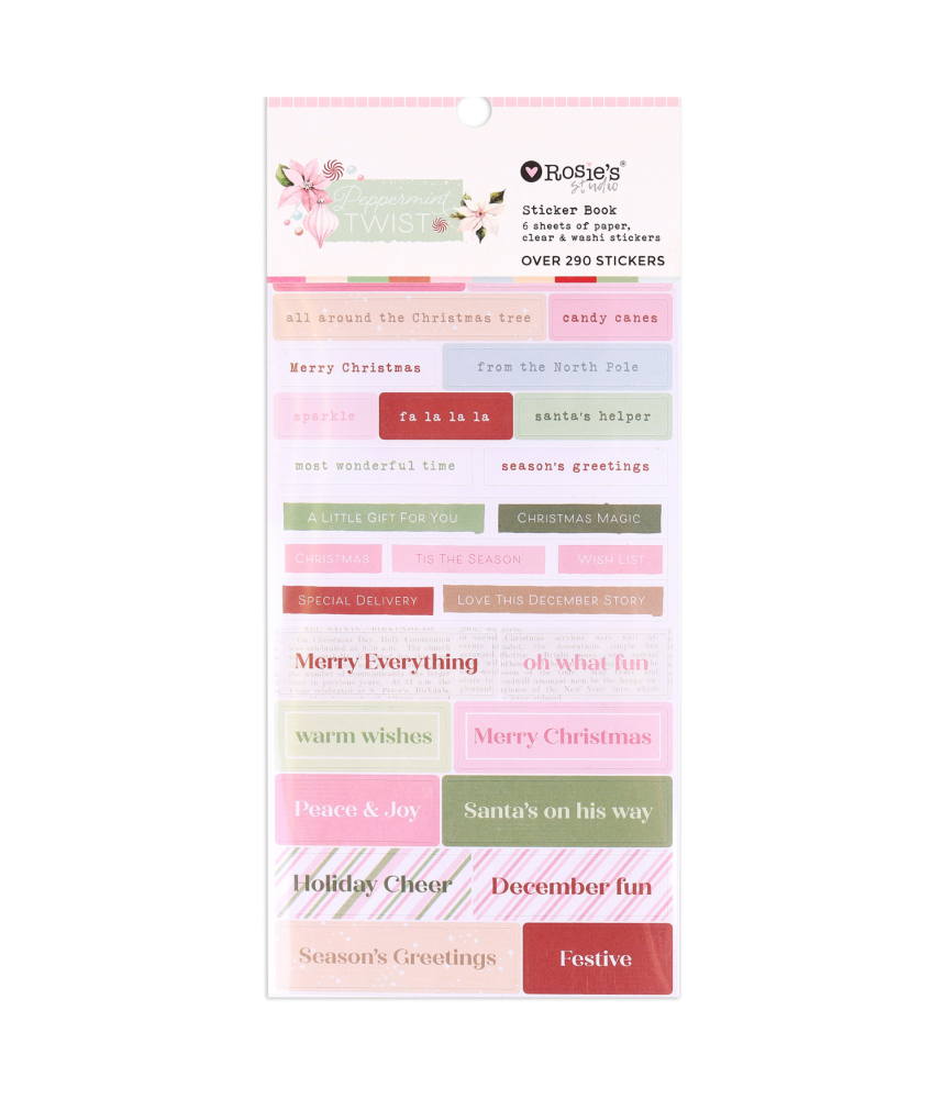 Rosie Studio- Peppermint Twist Sticker Book
