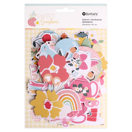 Rosie's Studio- Sweet Sunshine Cardstock Diecut (184 Pieces) -  Ephemera