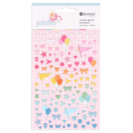 Rosie's Studio- Jubilee Puffy Motif Stickers