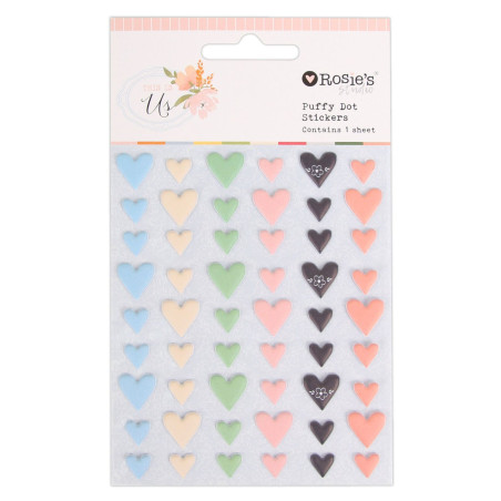 Rosie's Studio- This Is Us Puffy Scatter Stickers