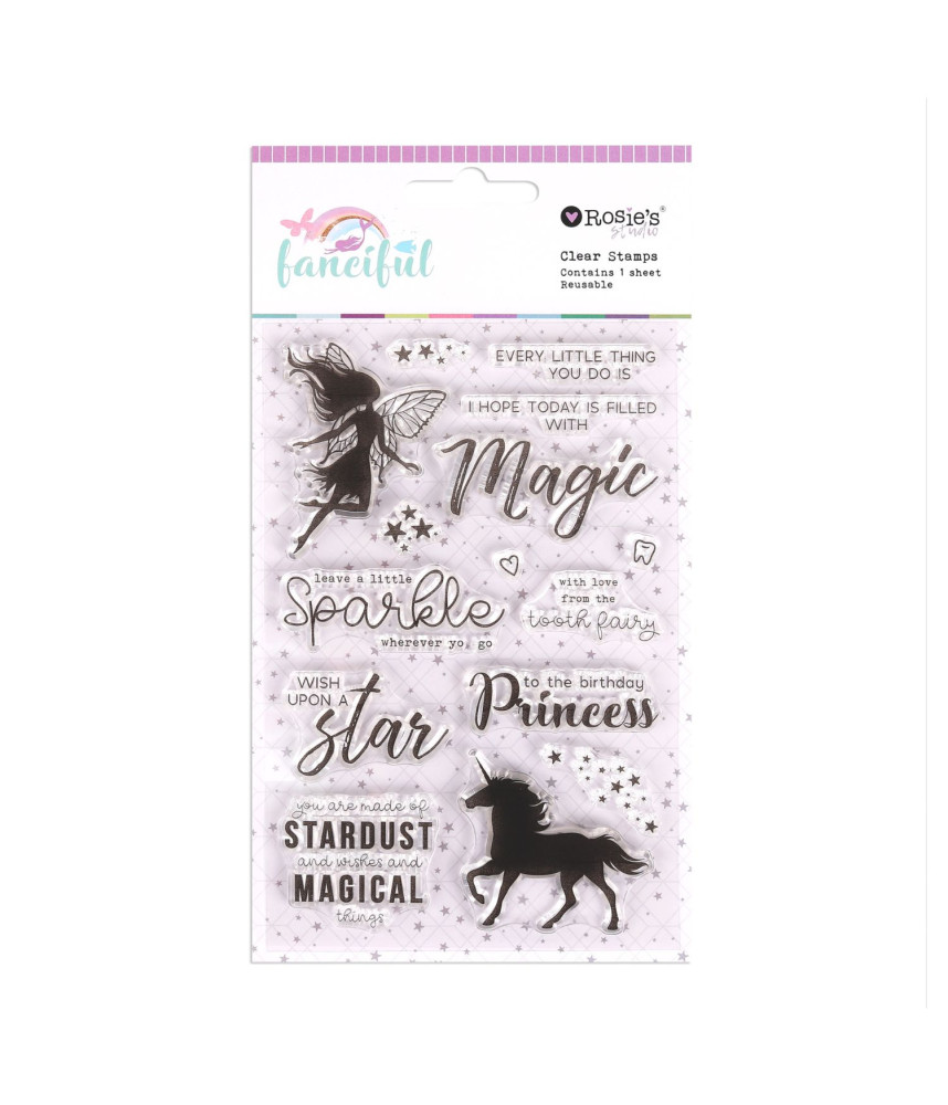 Rosie's Studio- Fanciful Clear Stamp