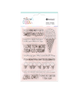 Rosie's Studio- Keeping Cool Clear Stamp