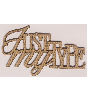 Penelope Dee- Aurelia Bloom Just my Type Chipboard