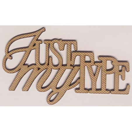 Penelope Dee- Aurelia Bloom Just my Type Chipboard