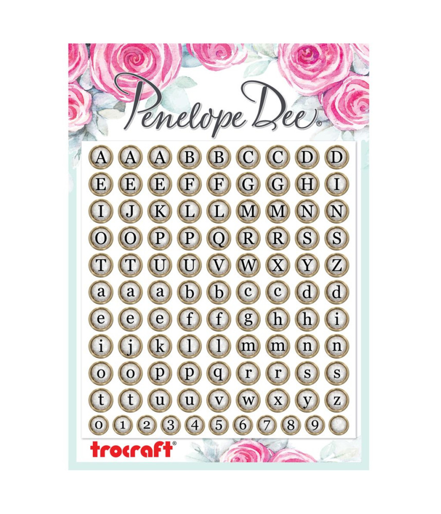 Penelope Dee- Aurelia Bloom Typewriter Key Alpha Set