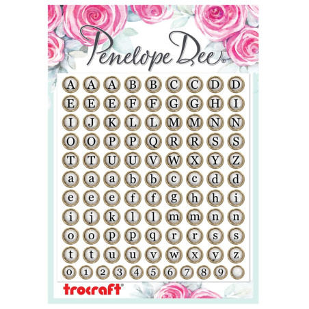 Penelope Dee- Aurelia Bloom Typewriter Key Alpha Set