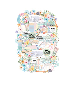 Uniquely Creative Colour Crush Creative Cuts/Ephemera Pack