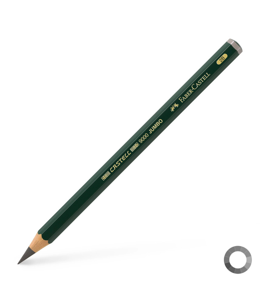 Faber-Castell 9000 Jumbo Graphite Pencil- 2B