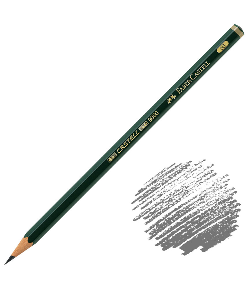 Faber-Castell Castell 9000 Graphite Pencil - 5B