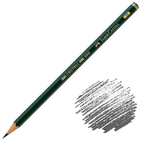 Faber-Castell Castell 9000 Graphite Pencil - 7B