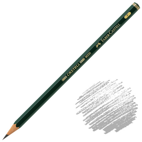 Faber-Castell Castell 9000 Graphite Pencil - F