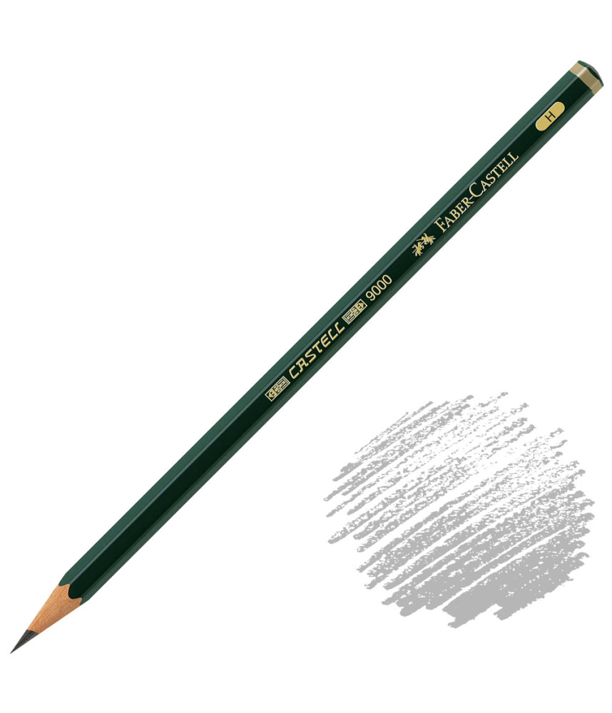 Faber-Castell Castell 9000 Graphite Pencil - H