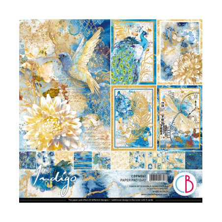 Ciao Bella 12 x12 Paper Pack - Indigo
