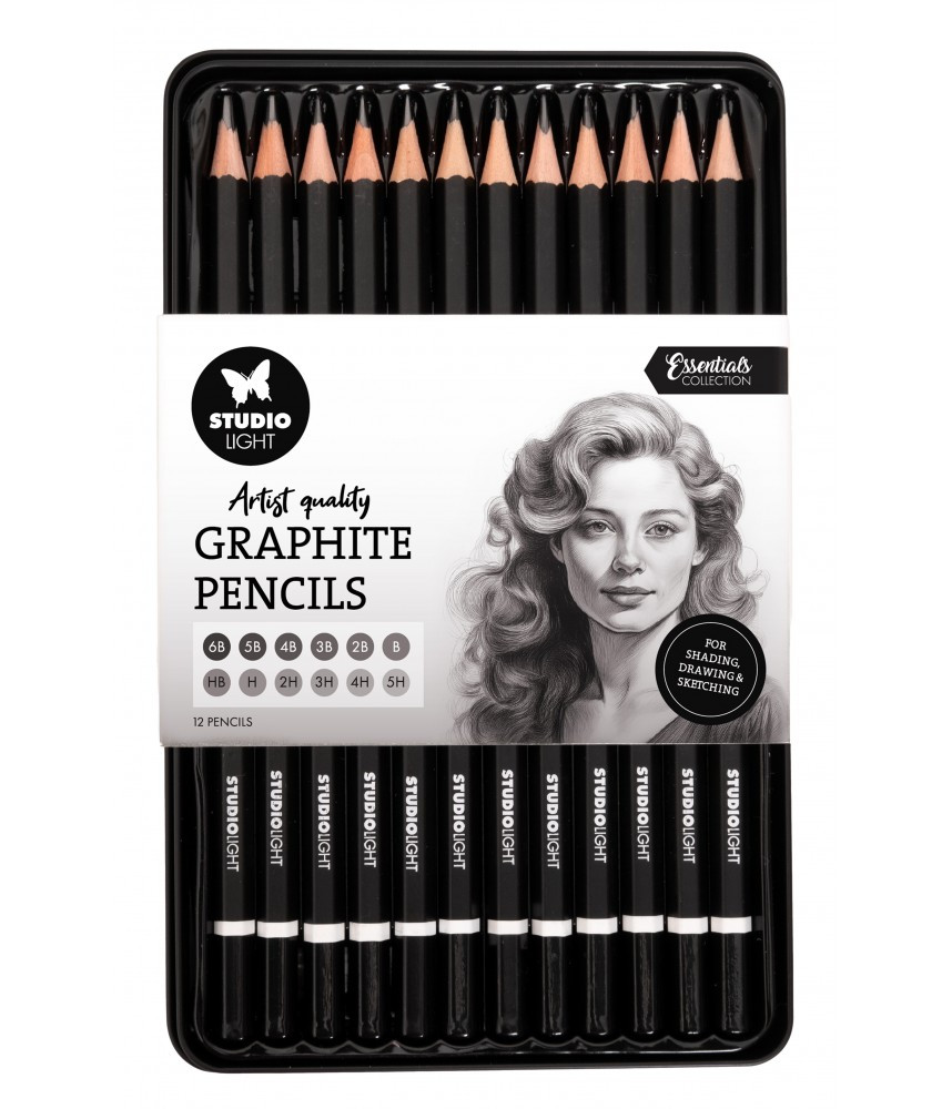 Studio Light Artist Quality Graphite Pencils 12pcs