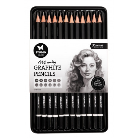 Studio Light Artist Quality Graphite Pencils 12pcs
