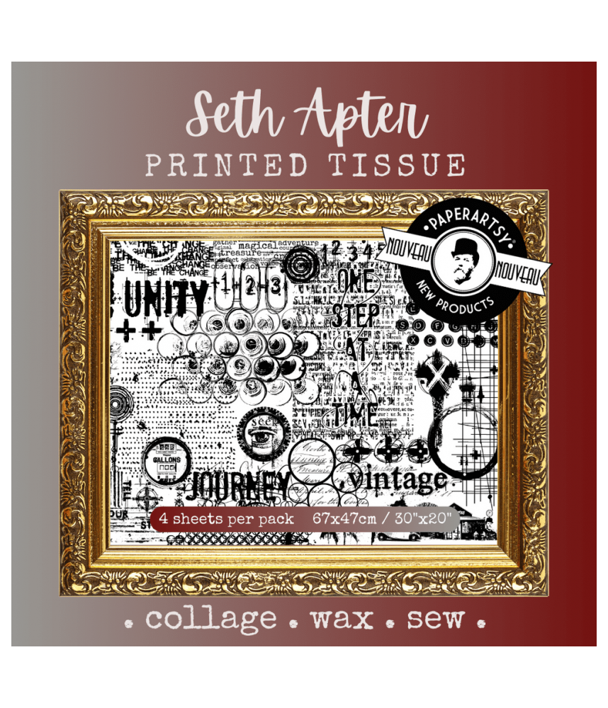 Paper Artsy Printed Tissue Collage Paper - Seth Apter