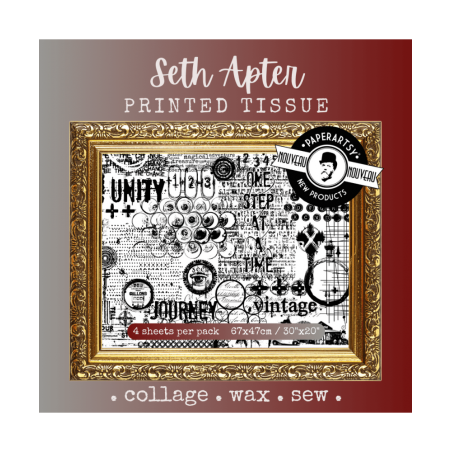 Paper Artsy Printed Tissue Collage Paper - Seth Apter