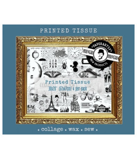 Paper Artsy Printed Tissue Collage Paper -Hot Picks