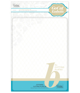 Couture Creations GoCut and Emboss B Plate Cutting Mat (2 Pieces)