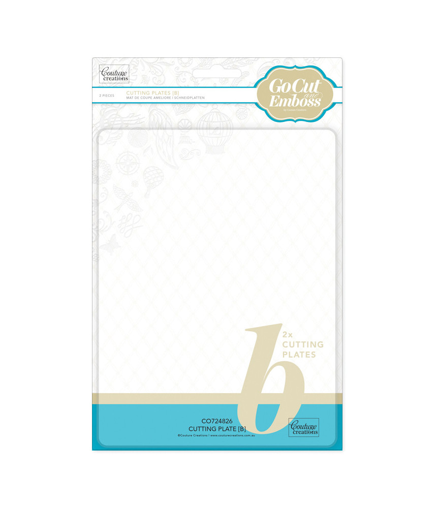 Couture Creations GoCut and Emboss B Plate Cutting Mat (2 Pieces)