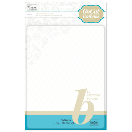 Couture Creations GoCut and Emboss B Plate Cutting Mat (2 Pieces)