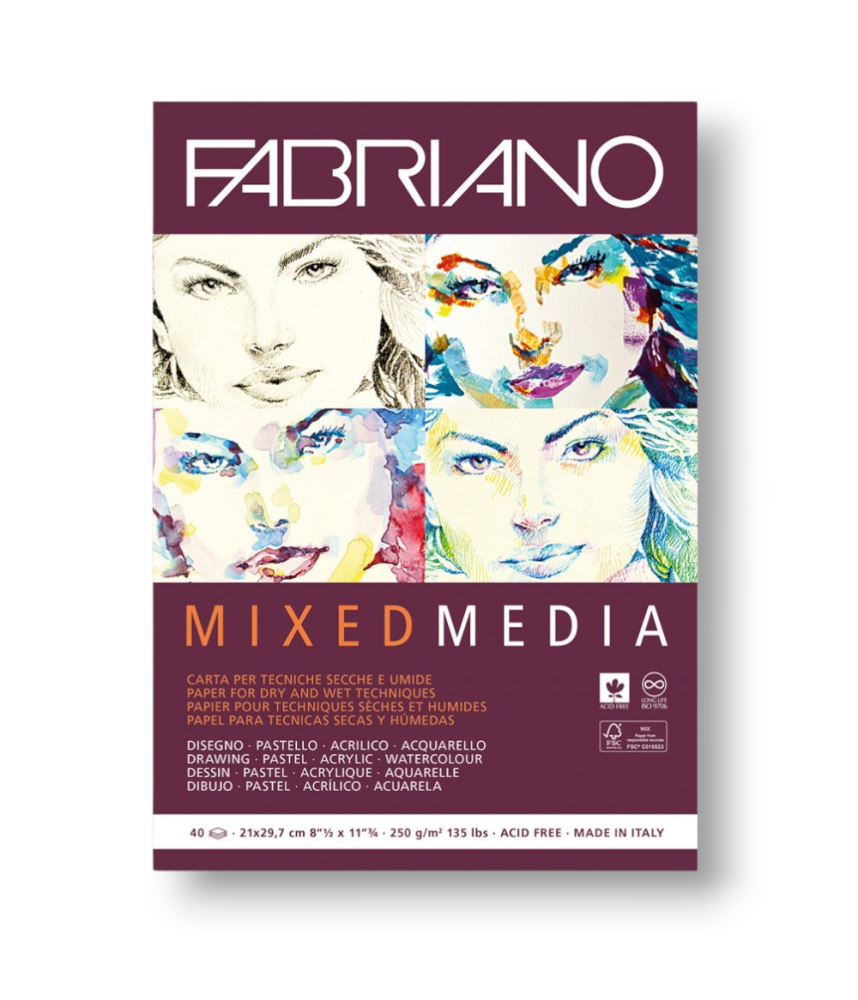 Fabriano Mixed Media Pad 250gsm
