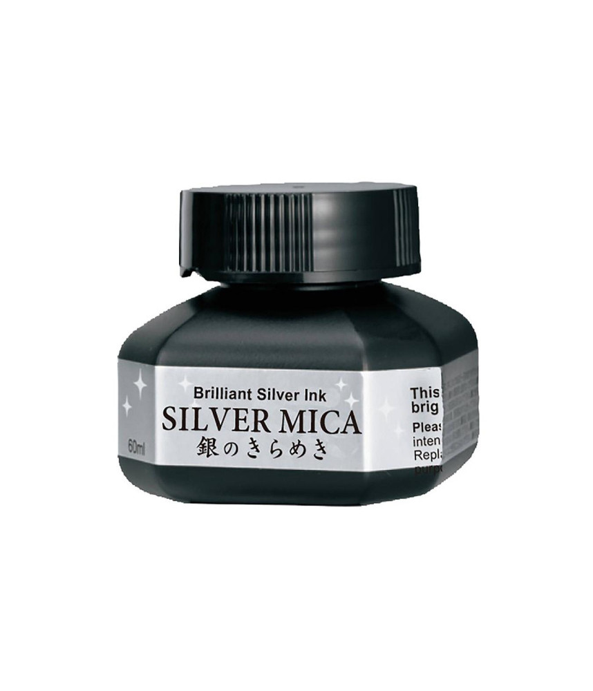 Kuretake  Silver Mica Ink 60ml