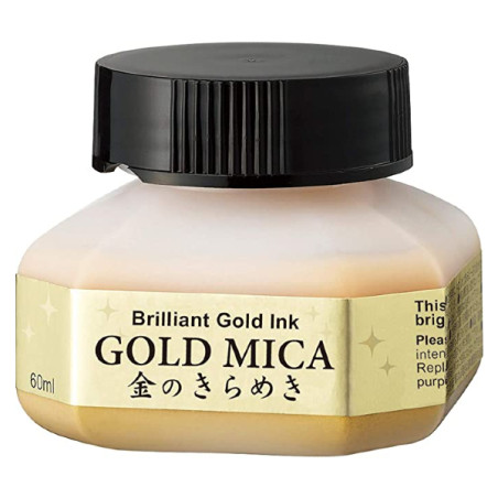 Kuretake Gold Mica Ink 60ml