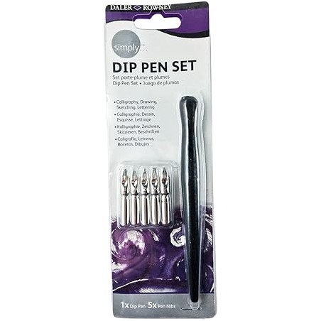 Daler and Rowney - Dip Pen Set - Calligraphy