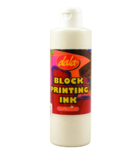 Dala Block Printing Ink - White