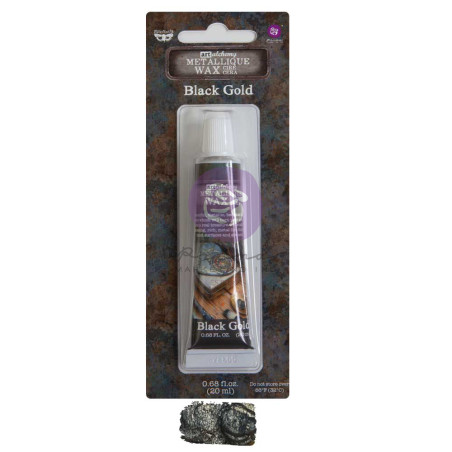 Prima Marketing Finnabair Art Alchemy Metallique Wax - Balck Gold