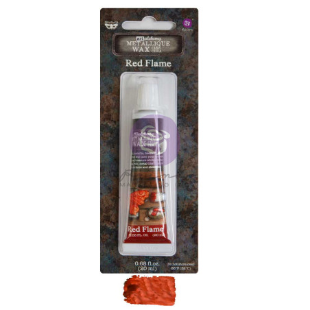 Prima Marketing Finnabair Art Alchemy Metallique Wax - Red Flame