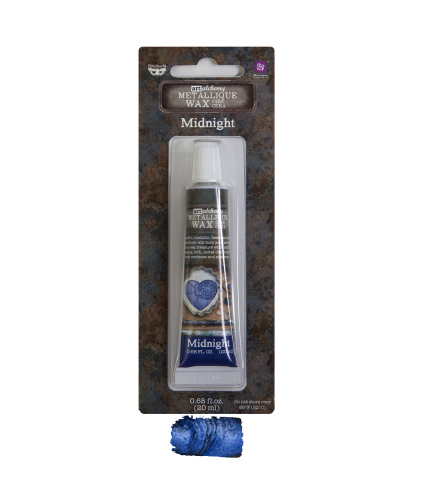 Prima Marketing Finnabair Art Alchemy Metallique Wax - Midnight