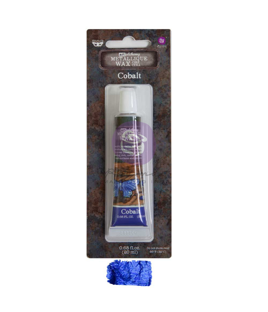 Prima Marketing Finnabair Art Alchemy Metallique Wax - Cobalt