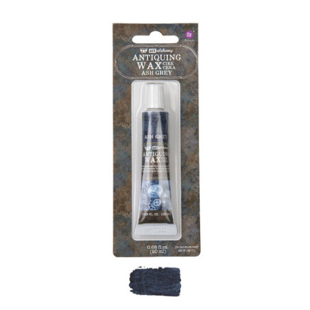 Prima Marketing Finnabair Art Alchemy Antiquing Wax -Ash Grey