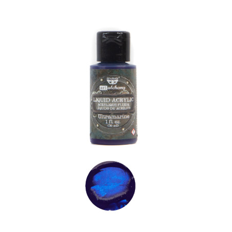 Prima Marketing Finnabair Art Alchemy-Liquid Acrylic Ultramarine