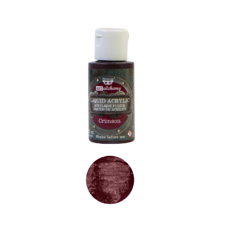 Prima Marketing Finnabair Art Alchemy – Liquid Acrylics – Crimson