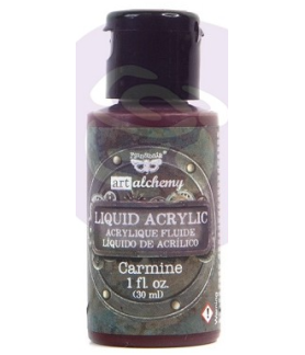 Prima Marketing Finnabair Art Alchemy Liquid Acrylic -Carmine